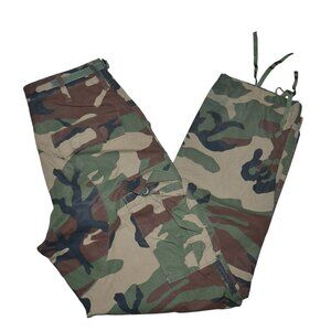 Genuine Gear Mens Cargo Pants Size 28x32 Woodland Camo M81 Hunting Fatigue S/R